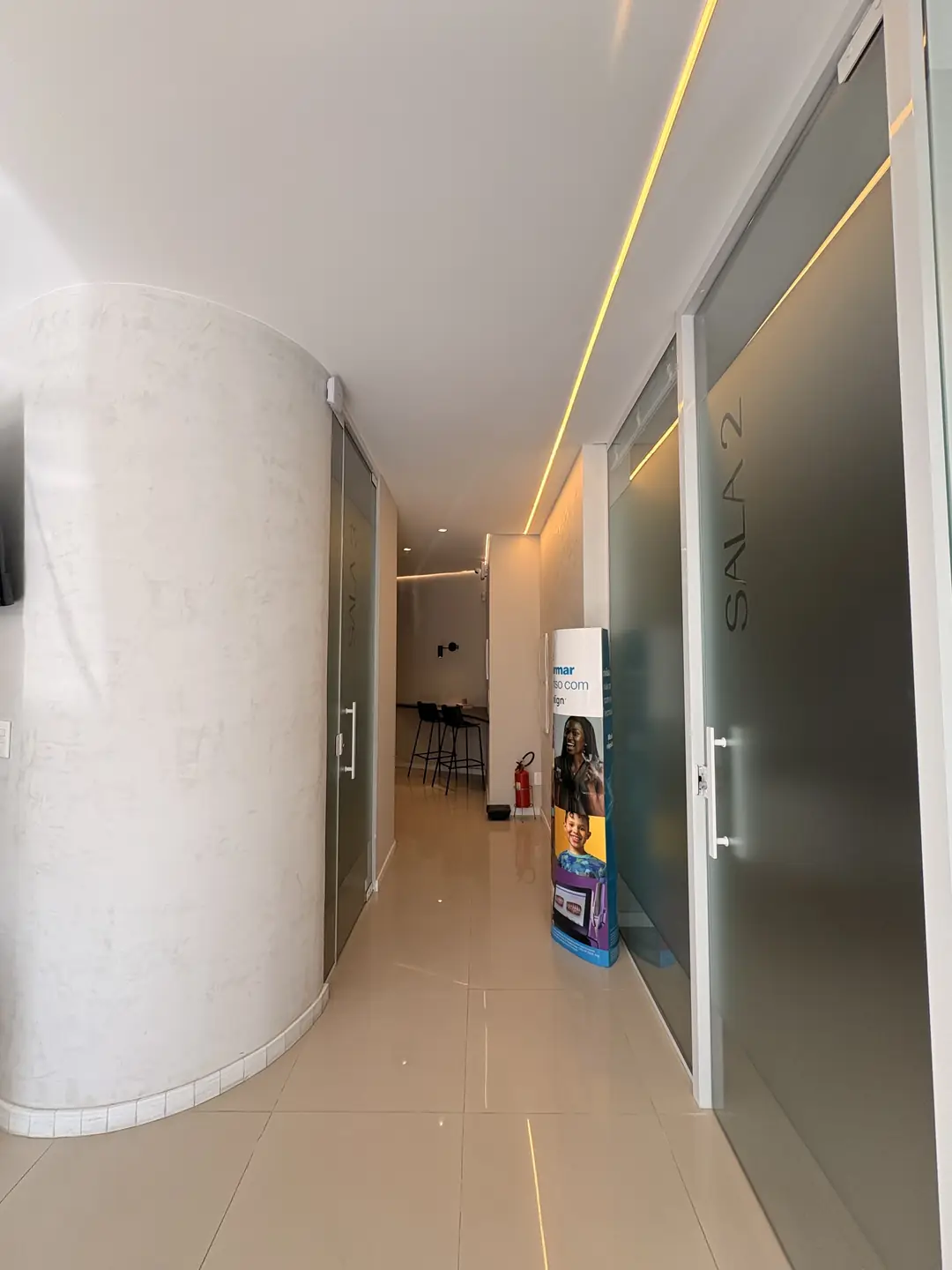 Circulação da clínica Oral Vita em Itajaí